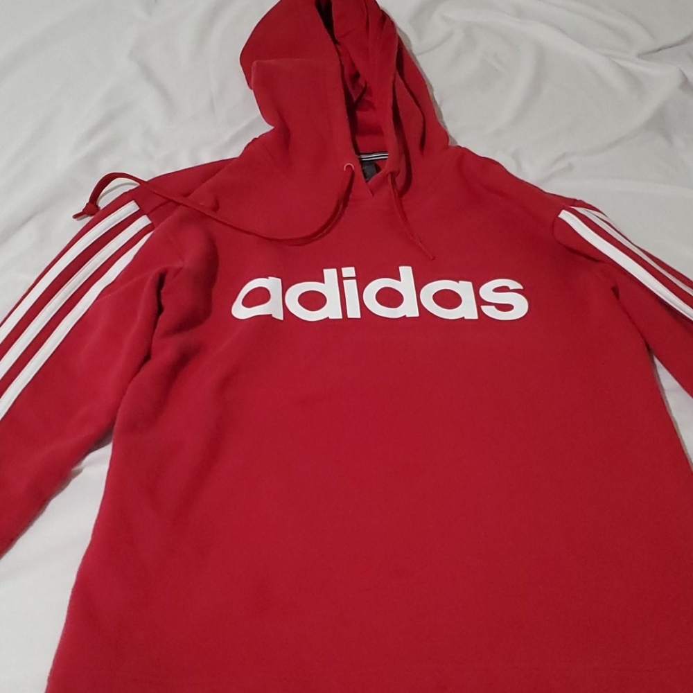 Red Adidas Hoodie